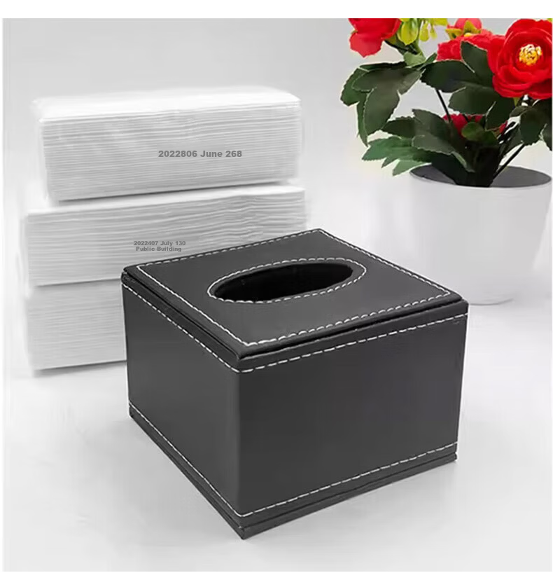 Shangkeyi Tissue Box Storage Container for Living Room, Office, Restaurant, Suitable for Dining Table Napkins, Customizable Logo Available 18