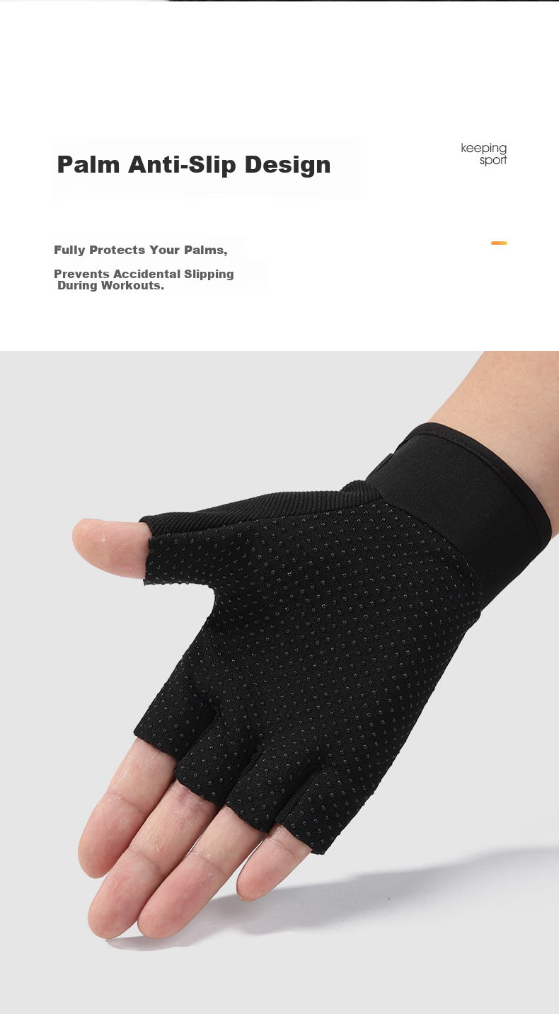 Nanjiren Men's Half-Finger Cycling Gloves Tactical Sports Non-Slip Outdoor Motorcycle Gloves Black 6