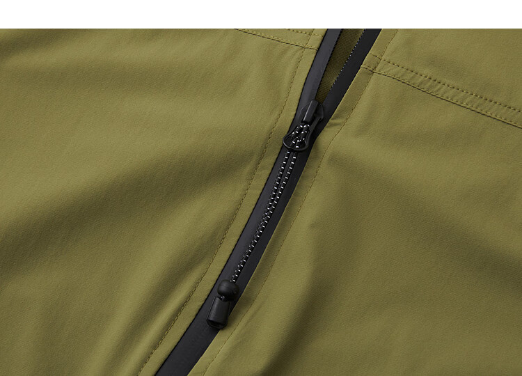 Demana Antibacterial Anti-Mite Spring Lightweight Outdoor Hooded Side Zipper Pocket Colorblock Loose Fit Petite Women's Jacket 14