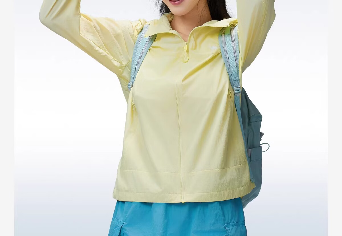 CAMEL Outdoor Original Yarn Sun Protection Jacket Women 2026 Spring Summer New Cool Breathable Water-Repellent Coat Sun Protection Clothing Men G023 7