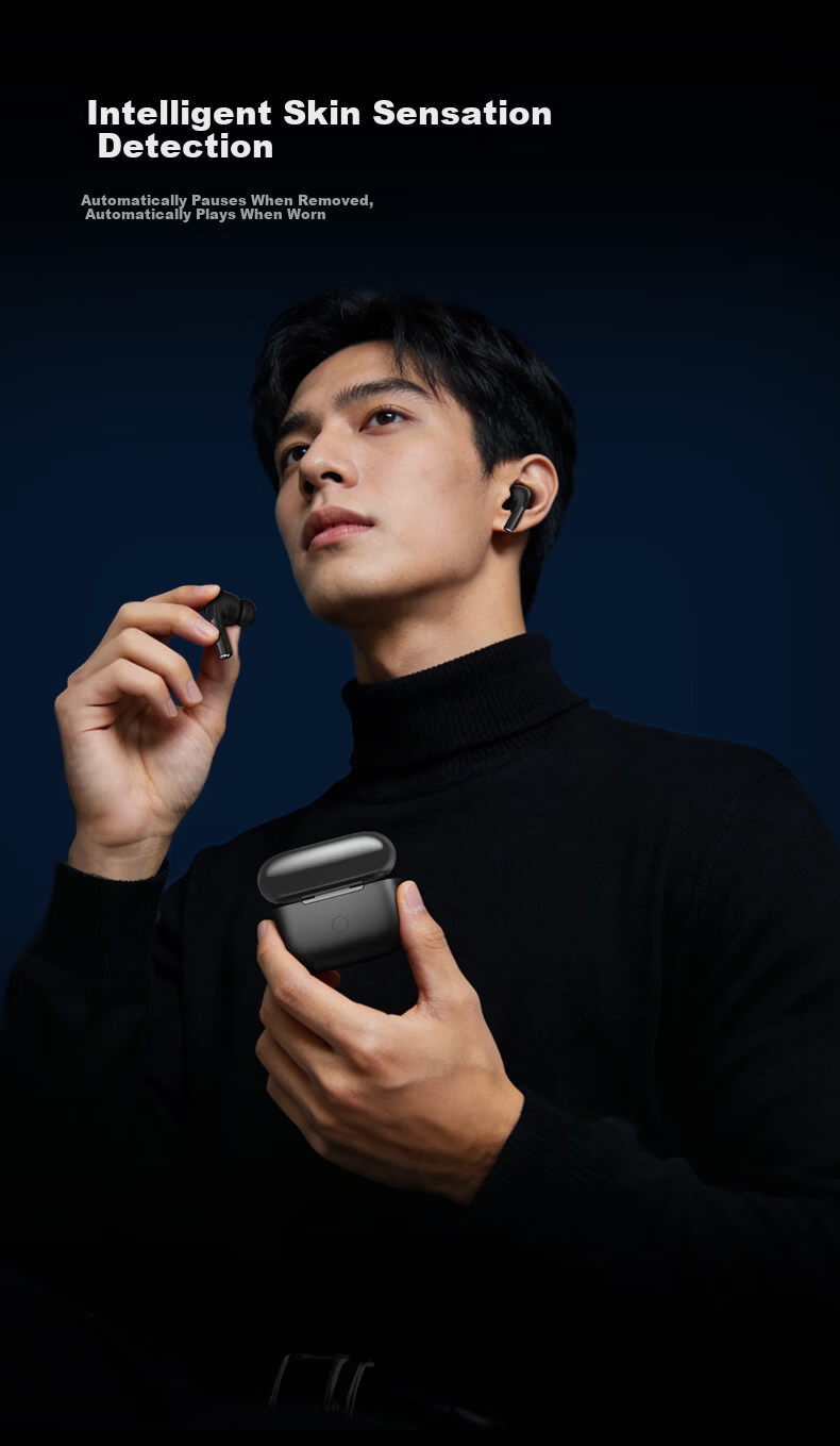 MICROKIA 2025 Latest Harman Kardon Level Bluetooth In-Ear Earphones Deep Active Noise Cancelling Compatible with Sony Black Apple Long Battery Life VIVO Top Ranked 20
