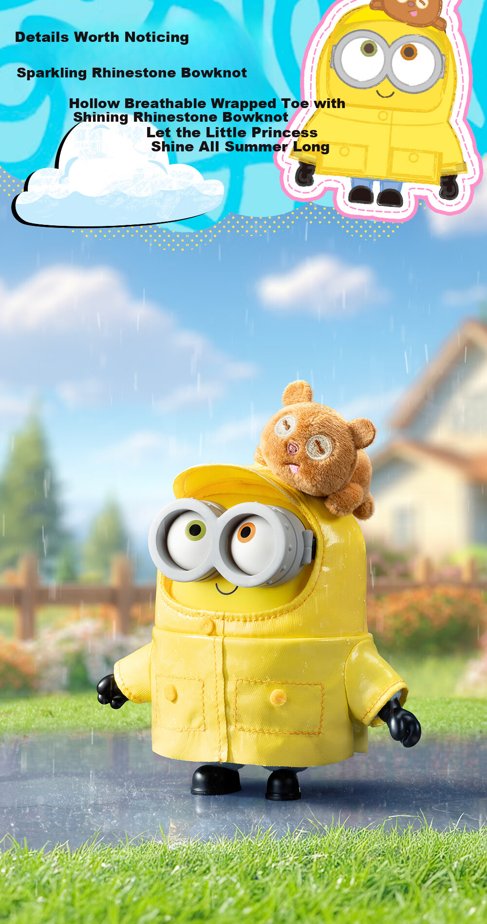 52TOYS Bob-Tim Minions Friends Together Vinyl Plush Keychain Blind Box Single Goddess Gift 3