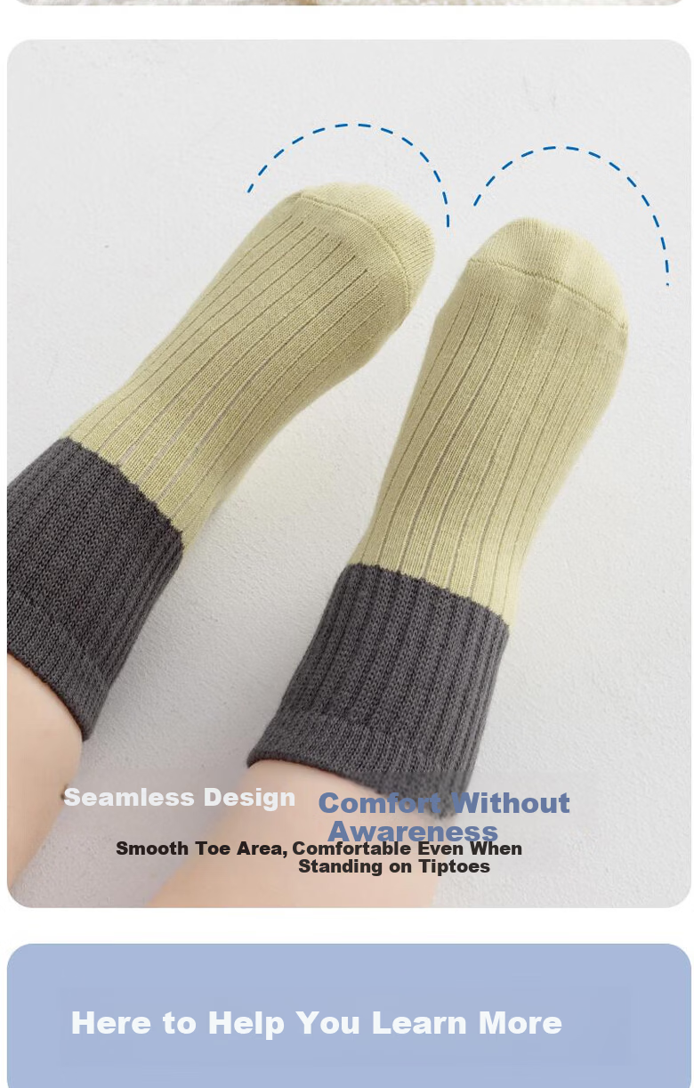 Cotton Weapon Baby Mid-Calf Socks Newborn Infant Pure Cotton Baby Socks 10A Grade Antibacterial Mid-Calf Children's Socks 7