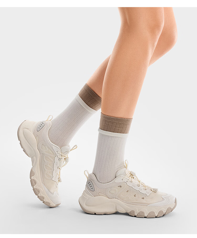 FILA Official Mushroom Sneakers Women's Dad Shoes 2026 Summer New Casual Retro Sports Shoes 27