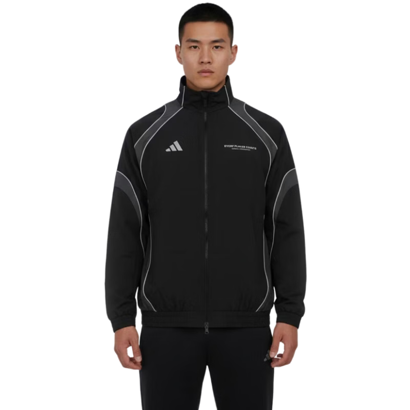 Adidas Men's Sports Style Series BL WOV JKT Jacket IB6980 Black M