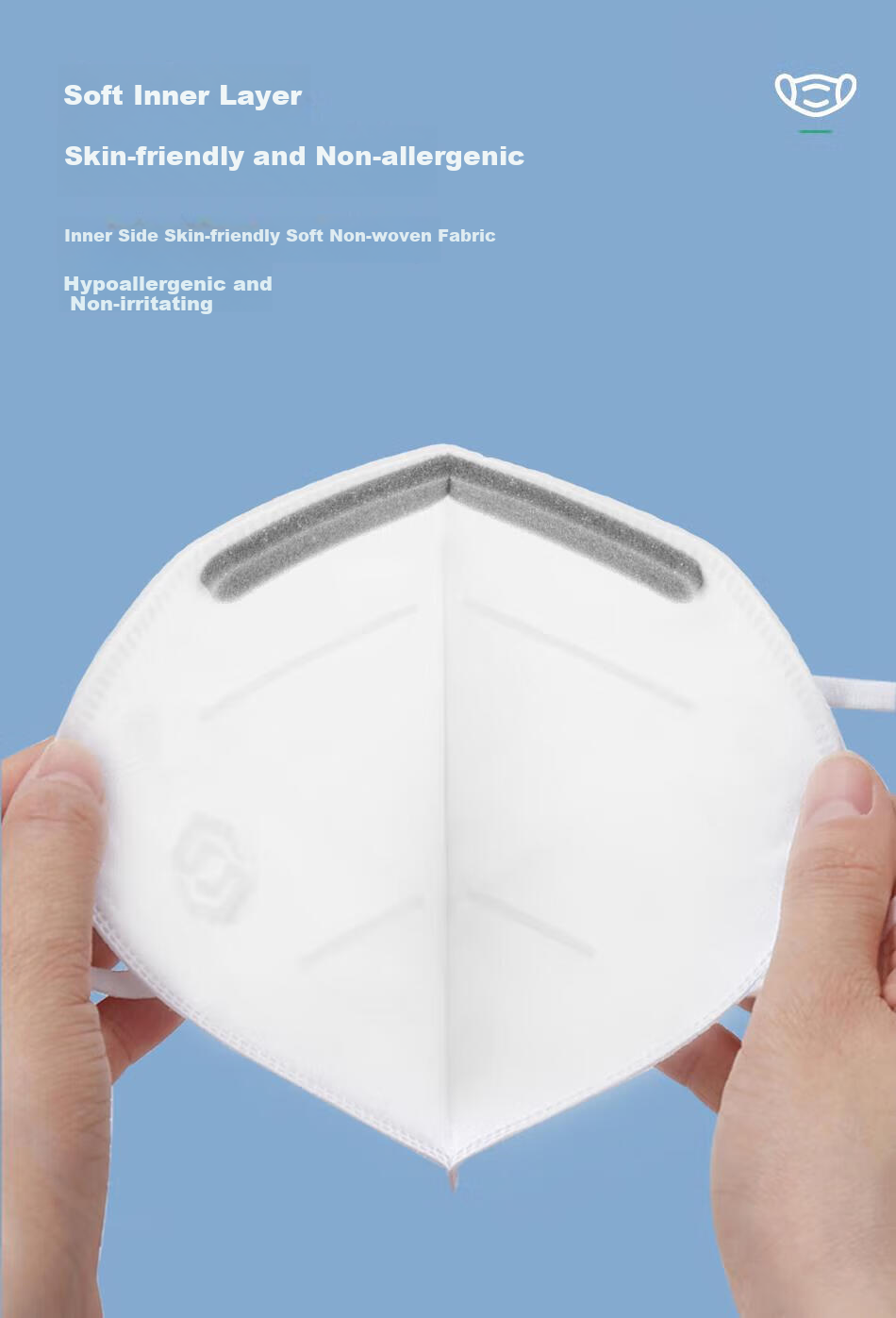 SATA HF0101 Foldable Dustproof Industrial Over-Ear Disposable KN95 Protective Mask 25pcs/Box 6