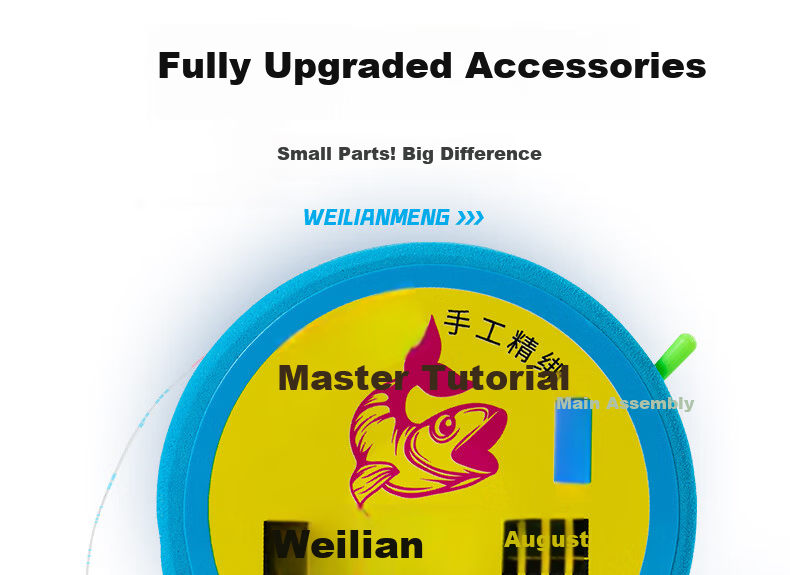 Wei Lianmeng 5.4m No.3 Double Spool Finished Main Line Set Imported Monofilament Fishing Line Combo Fishing Gear 3