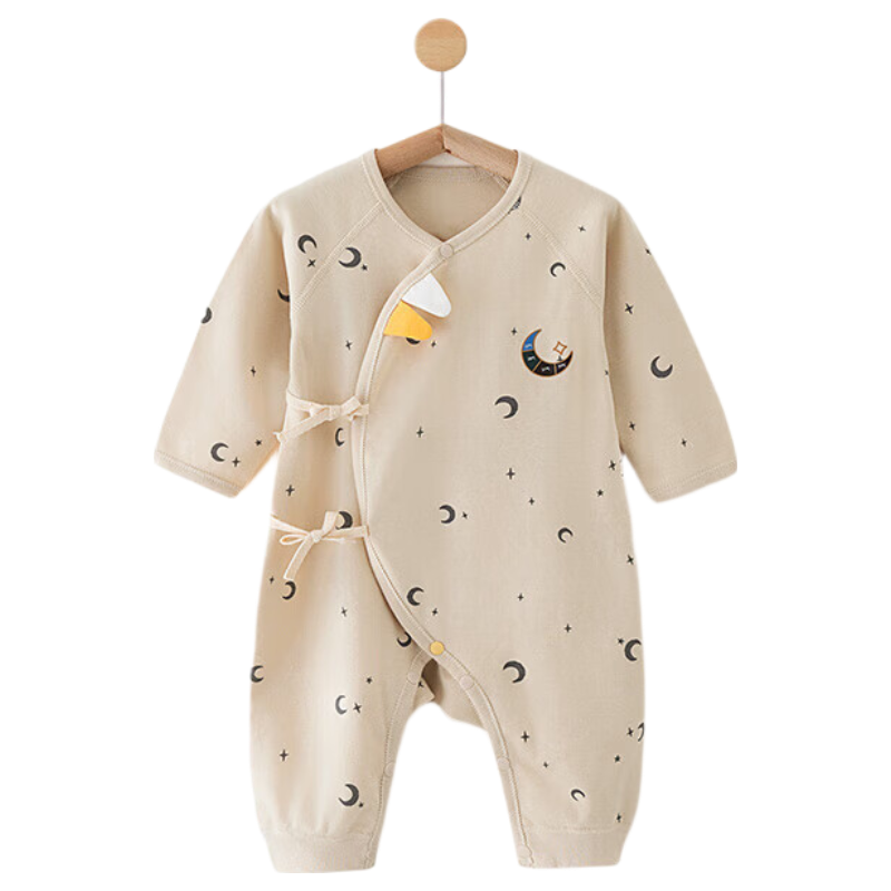 Shubeiyi Baby Clothes Newborn Romper Unisex Baby Full Moon Hundred Days 0-3 Months Butterfly Suit Purple 66