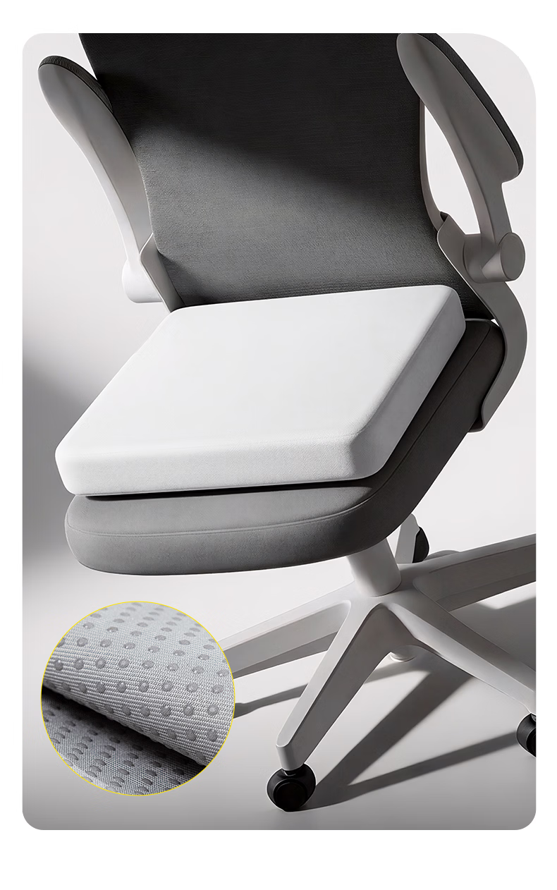 Zhiguozhe [96% Natural Latex | Imported from Thailand] Cushion Long Sitting Essential Pain-Free Office Chair Thickened Seat Pad 23