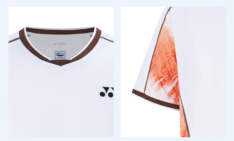 YONEX Badminton Shirt Competition Training Quick-Dry Running Sports Short Sleeve T-Shirt Men 1101926BCR Pearl Blue M 13