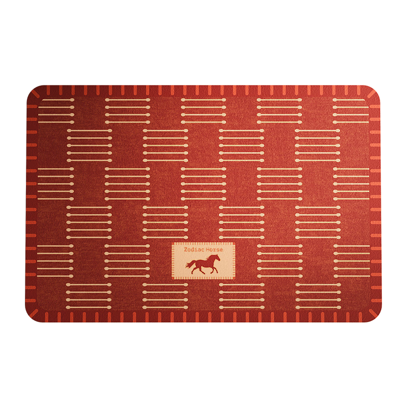 COMICOMI New Year Red Bathroom Mat Non-Slip Bath Mat Water Absorbent Shower Room Door Mat 40*60cm