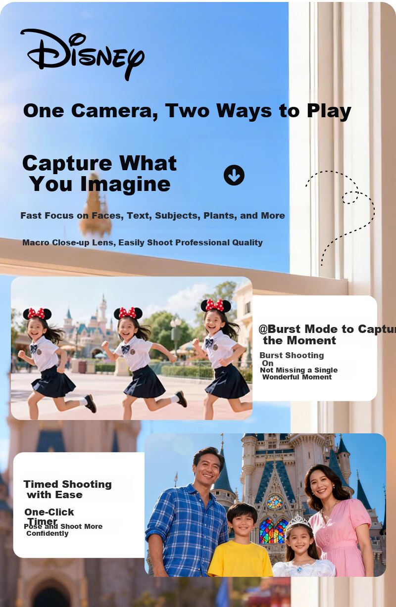 Disney Zootopia Kids Camera CCD Alternative Student Flip Screen Portable Entry-Level Camera for Photography Travel Boys Girls Birthday Lantern Festival School Gift X2 Judy 11