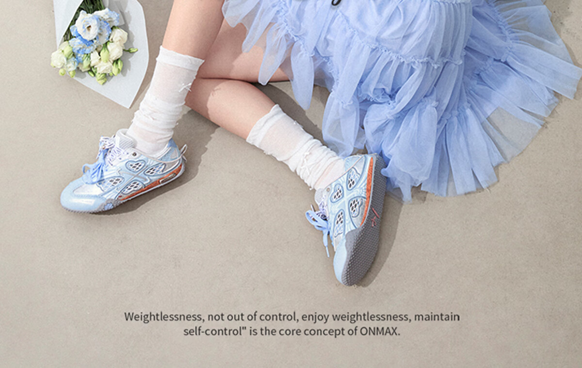 ON MAX 520 Gift Summer New Four-Leaf Clover Breathable Mesh Training Shoes Slip-On Casual Unisex Blue Size 42 6