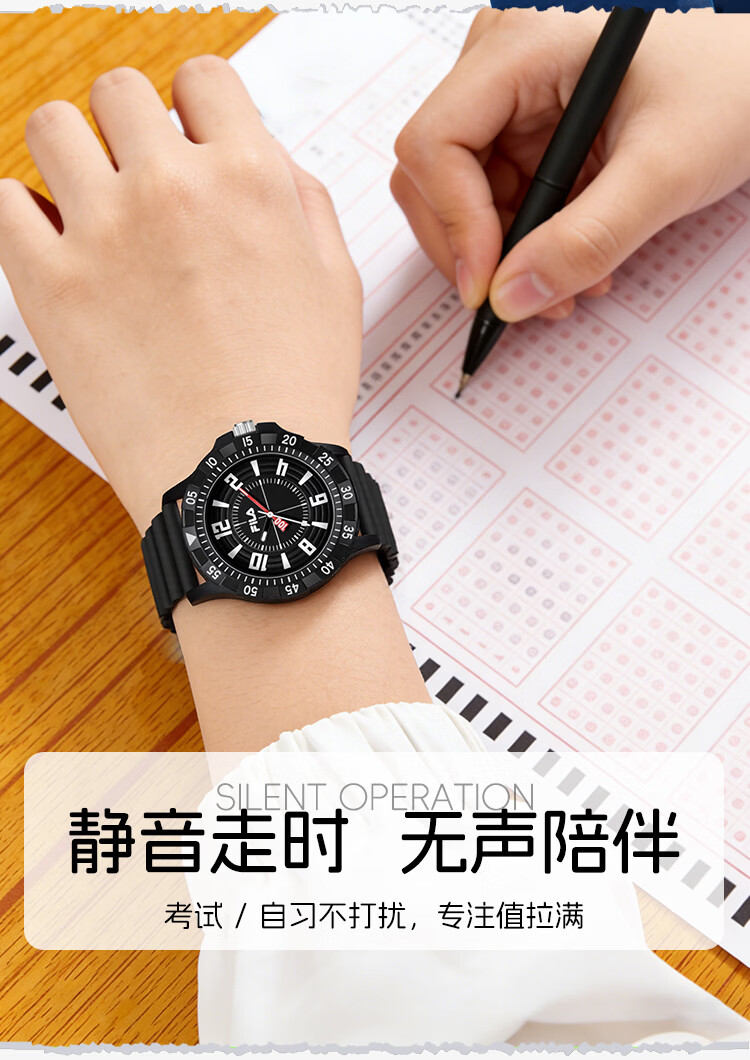 FILA Student Watch Stopwatch Birthday Gift Boys Girls Middle High School Exam Watch 6846-001 4