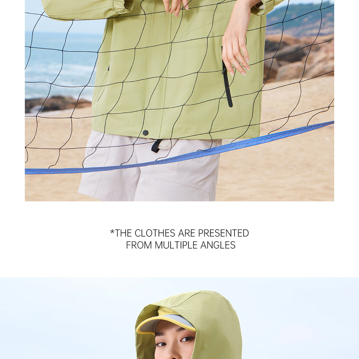 Camel Mountain and Sea Jacket Unisex Windproof Casual Sports Outdoor Hiking Coat Spring Autumn M13CA6V040 32