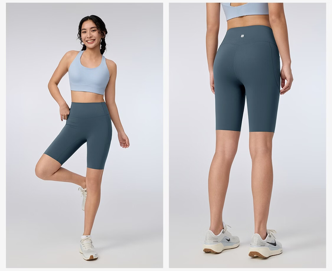 Keep New Yoga Shorts Women Spring Summer Fitness Sweat-Wicking Seamless Quick-Dry Cooling High Elasticity Four-Point Tight Pants 0613 16
