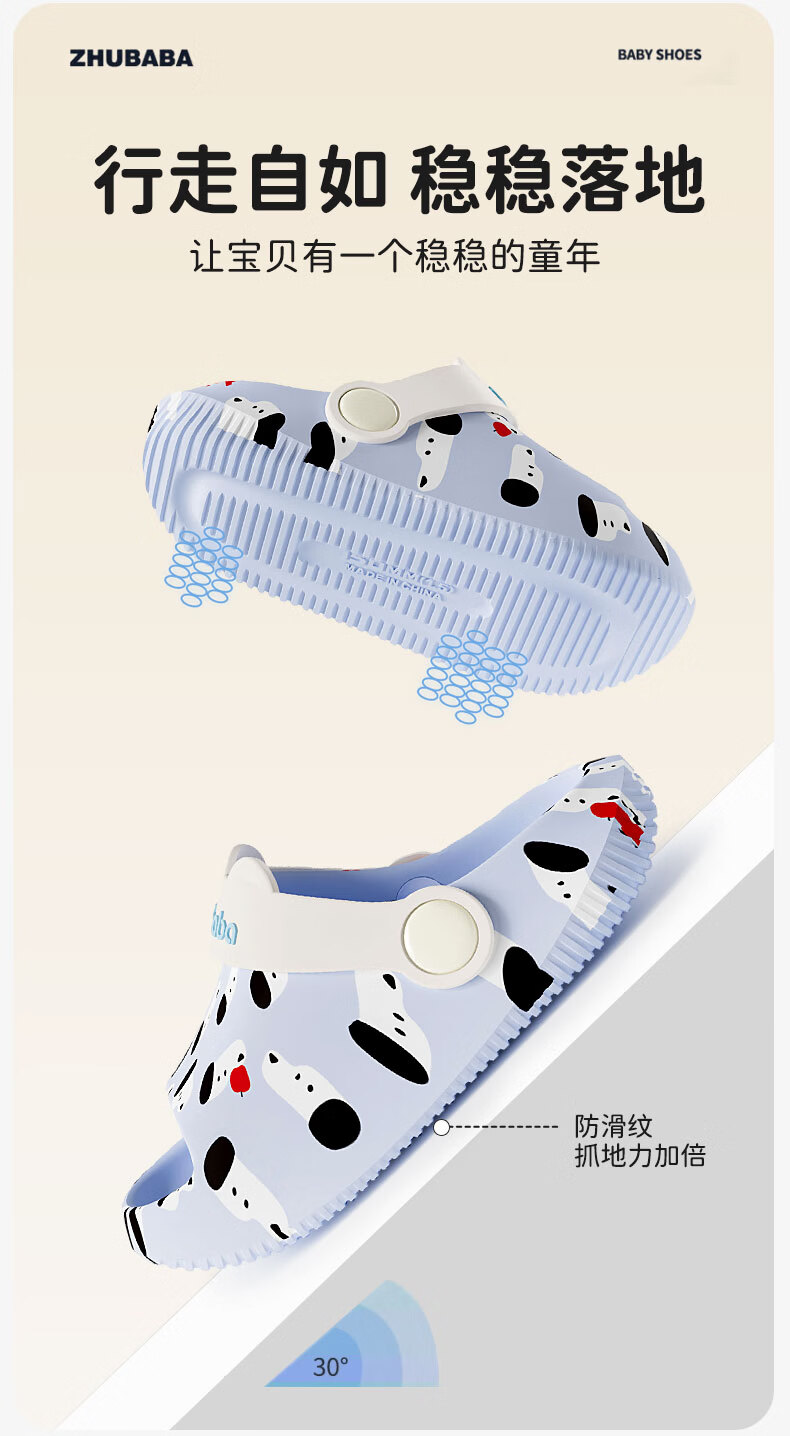 Pig Daddy Kids Clog Shoes Boys Summer Indoor Home Bath Non-Slip Girls Toddler Outdoor Sandals Star Blue Size 13 3