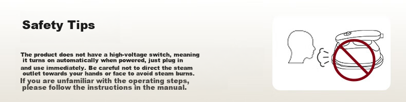 Bear Handheld Garment Steamer 17g/min High Steam 110mL Water Tank Home Mini Iron DYD-E11R3 18