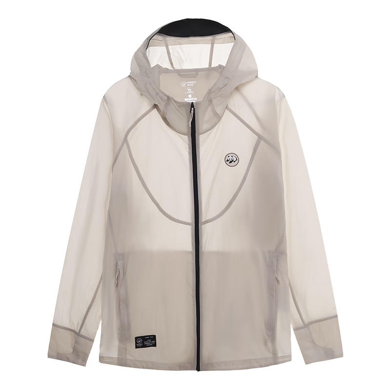 Panda Camel Series Sun Protection Jacket Cooling Breathable UV Protection Sunscreen Clothing Unisex 8022 Oak Gray, M