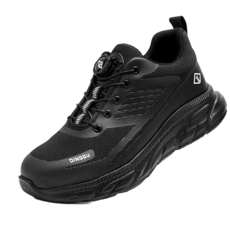 Dinggu Intelligent Buckle Safety Shoes, Lightweight And Comfortable Work Shoes, [Best-Selling All-Season Model] JD1322hei45