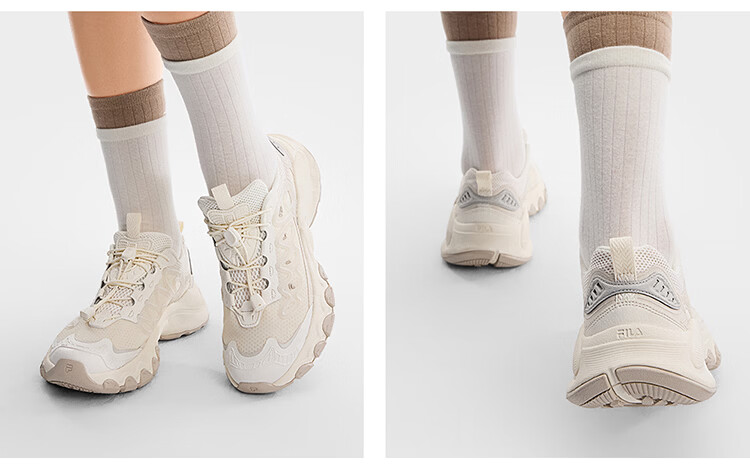 FILA Official Mushroom Sneakers Women's Dad Shoes 2026 Summer New Casual Retro Sports Shoes 29