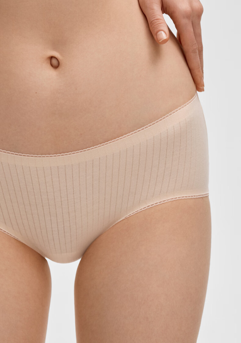 Jiao Nei Silver Skin 311S Women's Mid-Waist Underwear 10A Antibacterial Pure Cotton Breathable Sweat-Absorbing Skin-Friendly Seamless Briefs 3-Pack 3