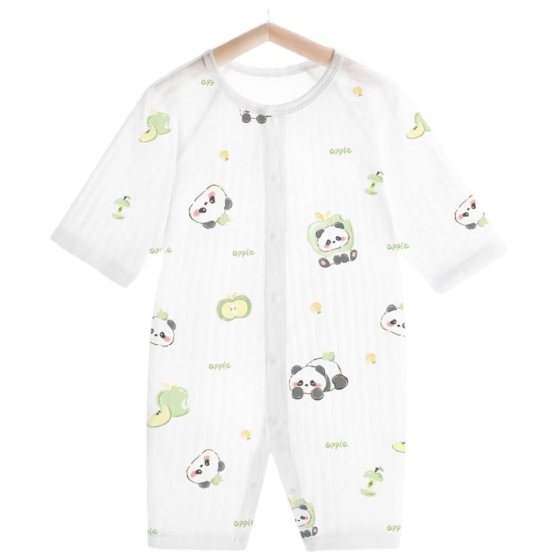 Aibedila Baby Clothes Summer Thin Newborn Infant Sleepwear Outdoor Boys Girls Air Conditioning Long Sleeve Summer Romper