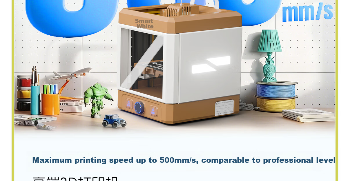 Zhixiaobai Kids 3D Printer Explorer3 Home Learning Small Fully Automatic Leveling High-Speed High-Precision AI Modeling One-Click Printing Cherry Dream Pink Purple 26