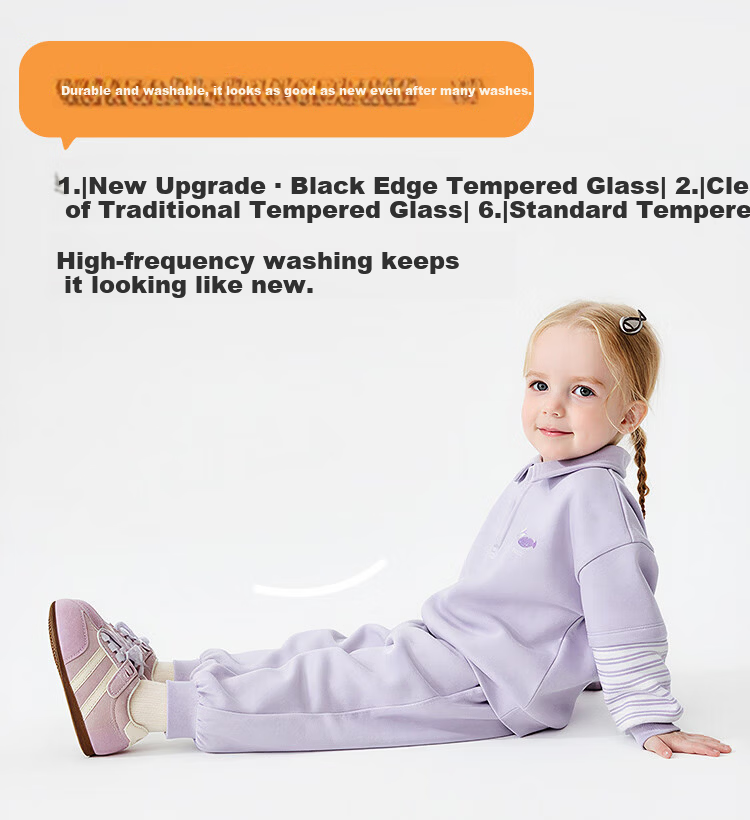 Minibala Kids Boys and Girls Two-Piece Set Children's Faux Two-Piece Sweatshirt and Sweatpants 2026 Spring New Arrival 3