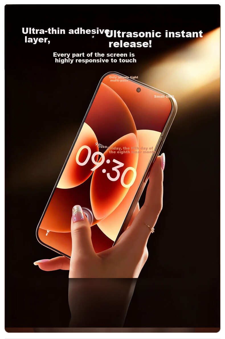Mofajiang [High Definition Ultra Smooth] Tempered Glass Screen Protector for Xiaomi 17 Pro Max, Full Screen HD Anti-Fingerprint Ultrasonic Unlock Protective Film, 1 Piece 11
