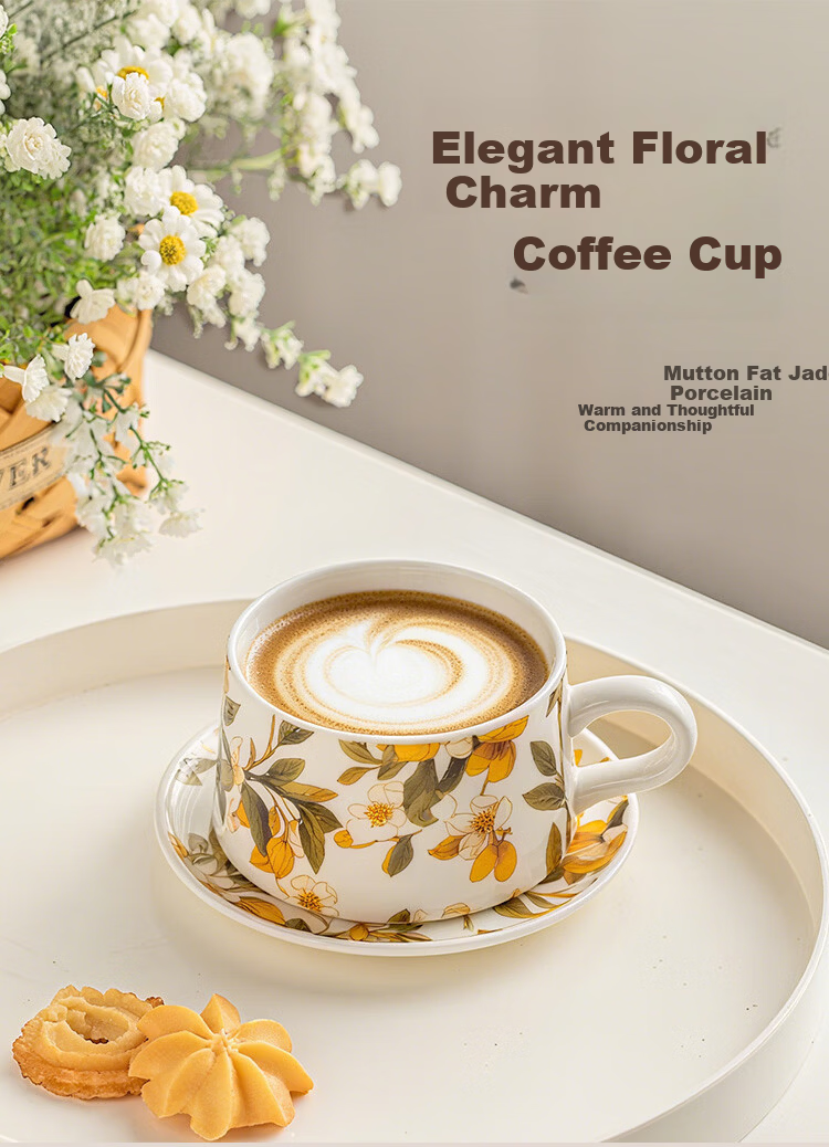 Gold Inlaid Jade Ceramic Mug High-Value Practical Coffee Tea Cup for Women Ins Style Birthday Wedding Gift 1
