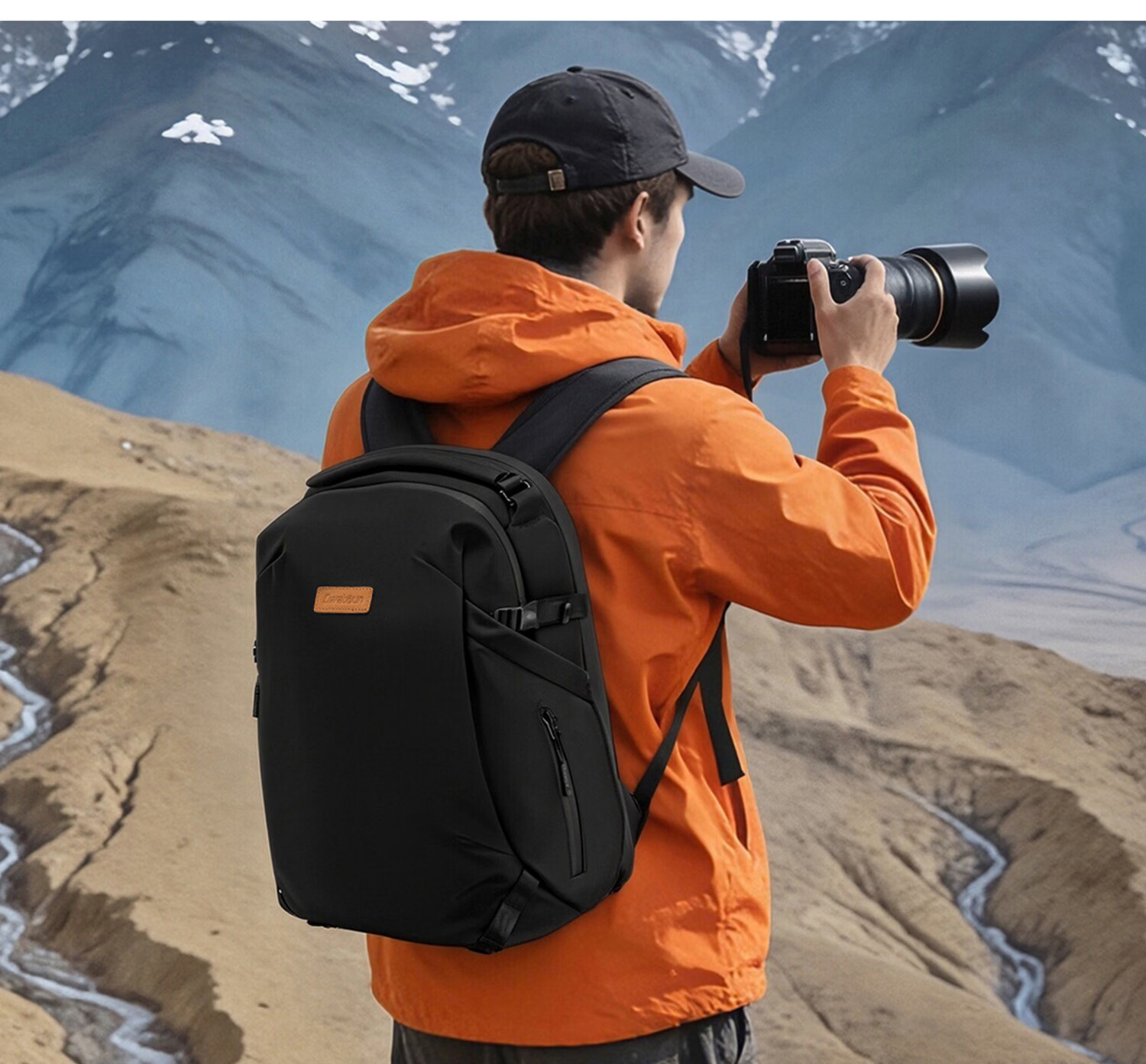 CWATCUN Kaden DSLR Camera Bag Multifunctional Waterproof Commuter Photography Backpack 21