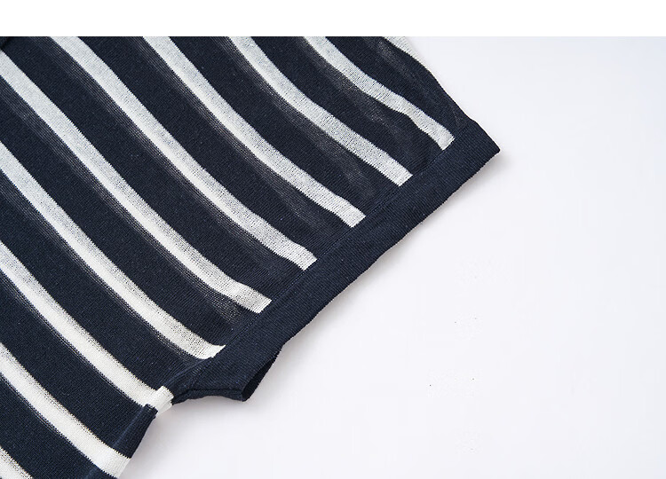 Demana [With Linen Lyocell] Spring College Style Hooded Colorblock Striped Loose Slim Knit Sweater for Women Premium Feel 12