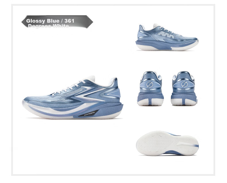 361° Basketball Shoes Biaosu BB2 Youth Professional Training Court Low-Top Breathable Sports Shoes Men 672611103-2 35