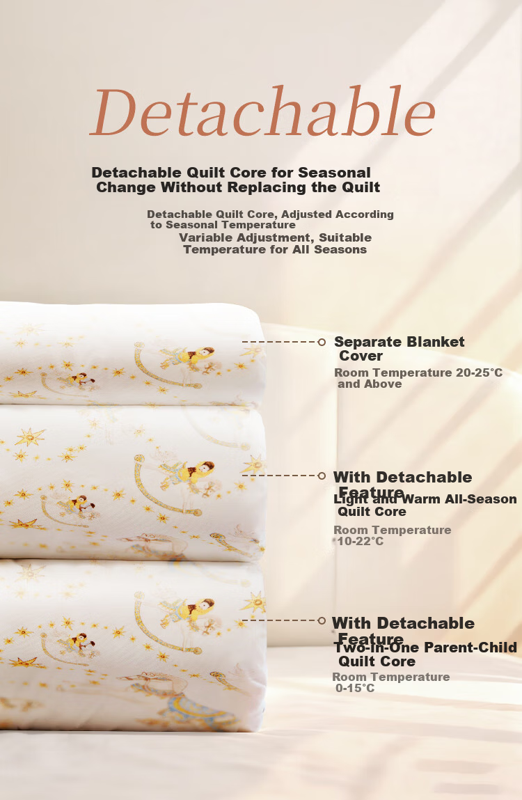 YEEHOO A-Class Baby and Child Cotton Comfort Bean Velvet Blanket Double-Sided Detachable Quilt Cover Play Town 100*120cm 9