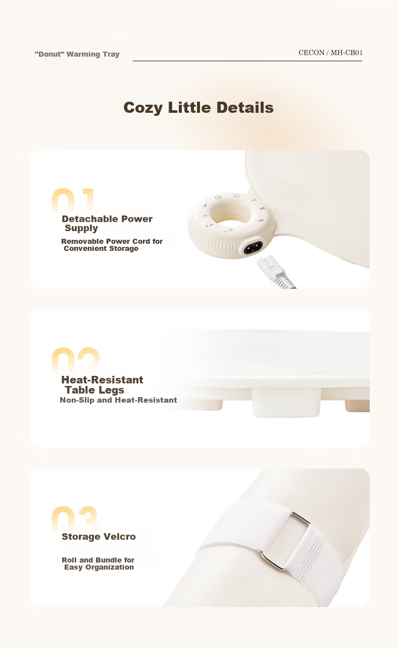Xike Warm Cutting Board Hot Dish Insulation Board Fast Heating Multifunctional Foldable Flexible Silicone Heating Pad Round 2025 New Smart Constant Temperature MH-CB01 10