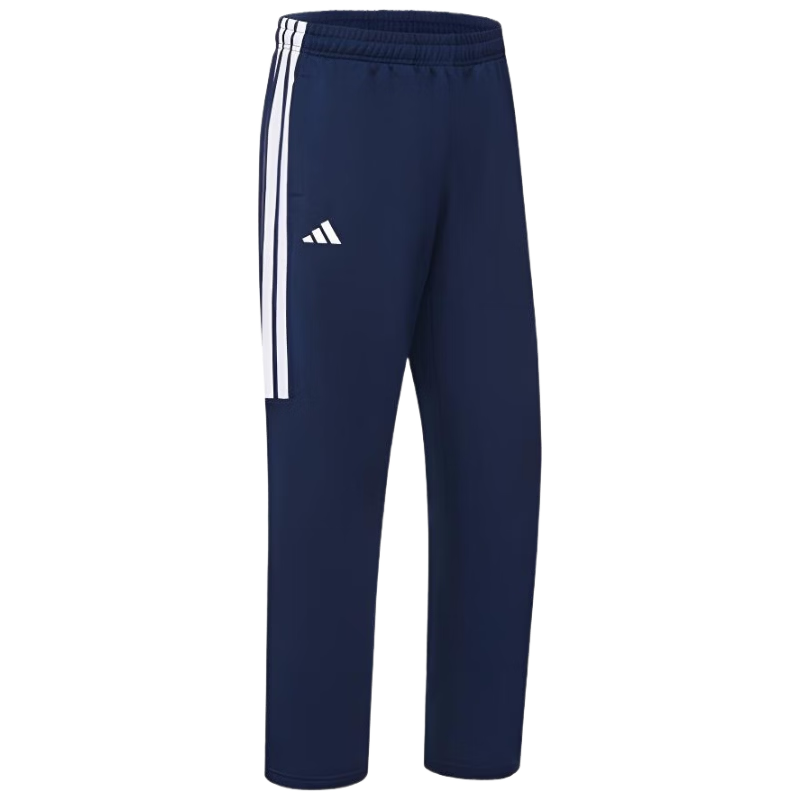 Adidas Unisex Spring Loose Breathable Straight-Leg Running Sports Windproof Casual Pants Blue White XL
