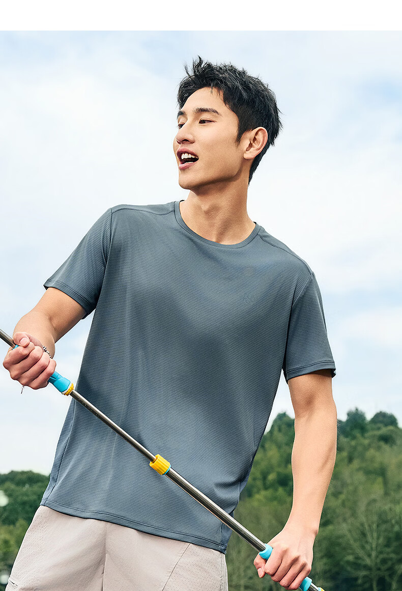 Jordan Men's Short Sleeve T-Shirt 2026 Summer Moisture-Wicking Quick-Dry Casual Workwear Sports Outdoor Top 17