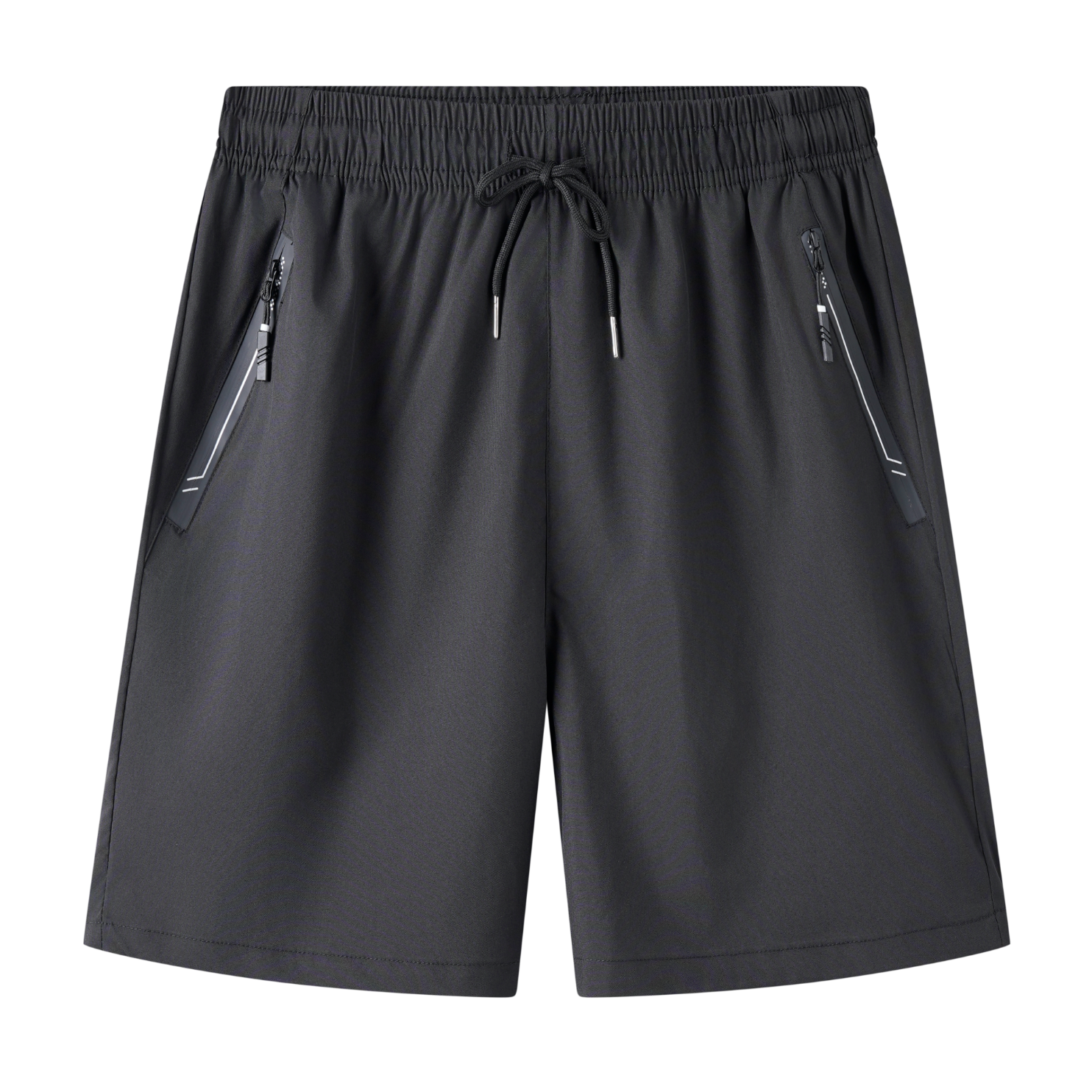 GENIOLAMODE Men's New Ice Silk Thin Breathable Loose Casual Drawstring Versatile Five-Point Shorts