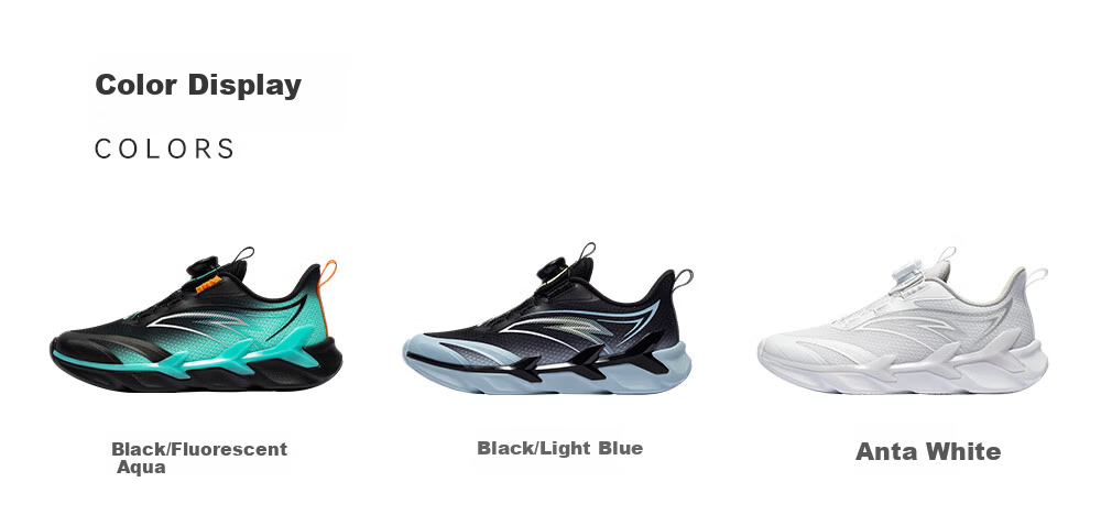 Anta Kids Bow Speed 2.0 Boys Running Shoes 2026 Professional Running Shoes Student Training Dial Children's Shoes A12615505H 22