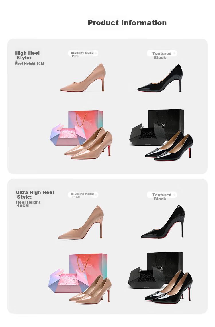 ZHR ZEZ High Heels Women 2026 New Red Sole Sexy Pointed Toe Stiletto Pumps Lightweight Girlfriend Gift Shoes for Qixi Festival 8