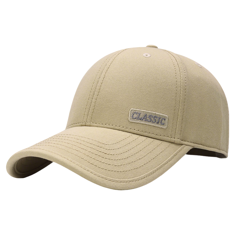 MiiOW Men's Hard Top Pure Cotton Casual Comfortable Baseball Cap Large Head Size Slimming Face Unisex Hat