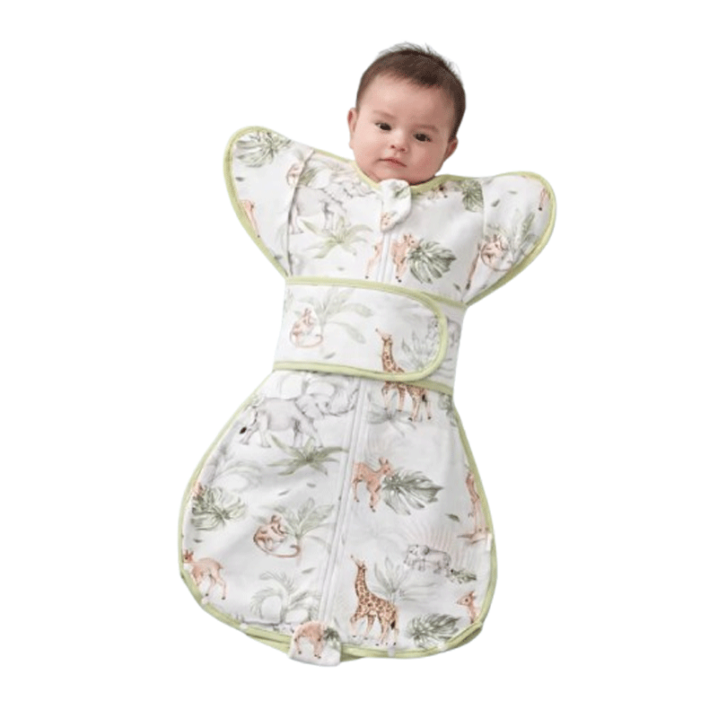 JOYNCLEON Newborn Baby Sleeping Bag Anti-Startle Cotton Sleep Sack Pink M Jsd195963