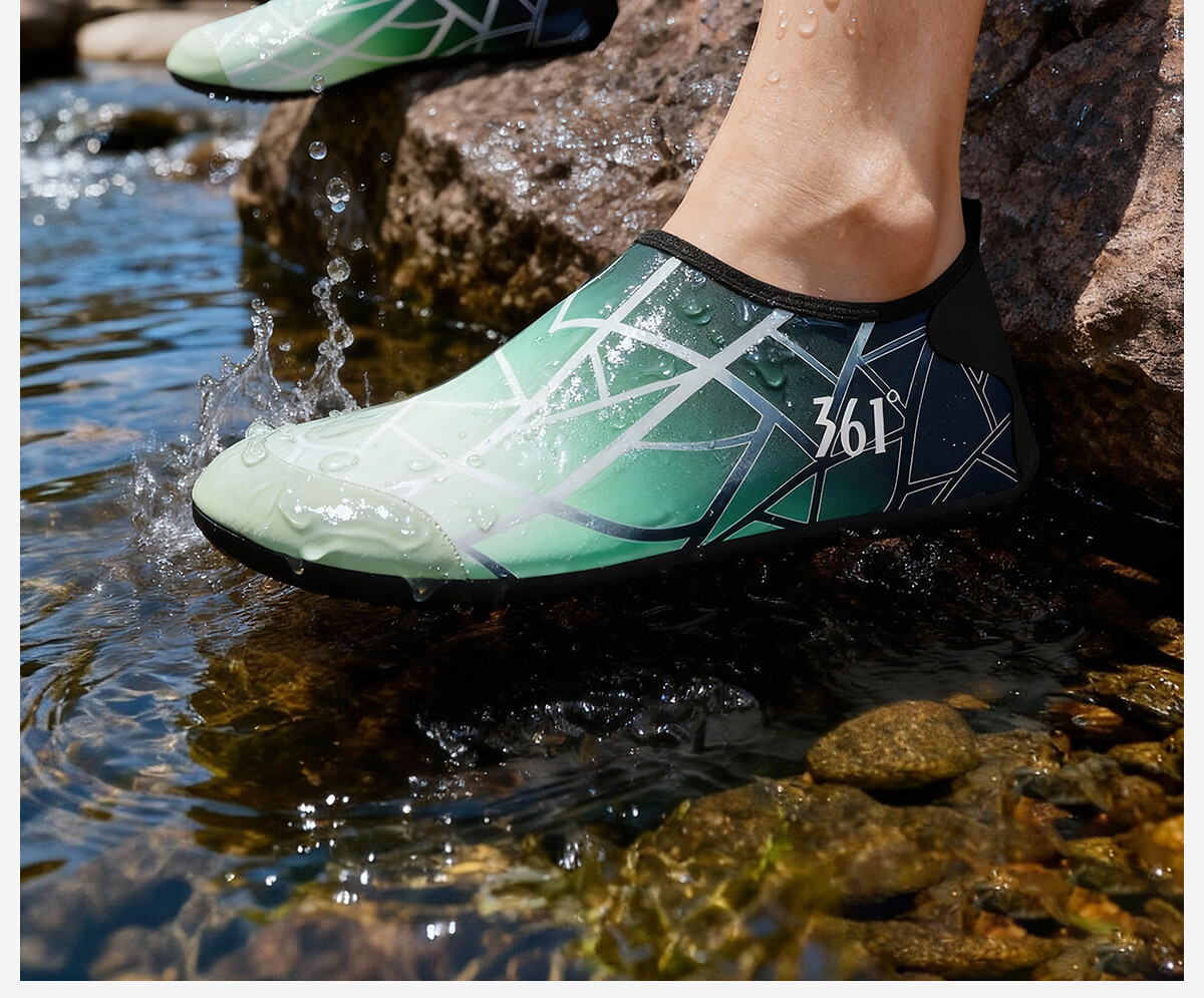 361° Women's Beach Shoes Swimming Shoes Outdoor Rafting Creek Shoes Non-Slip Puncture-Resistant Adult Diving Shoes Water Park Wading Shoes 4