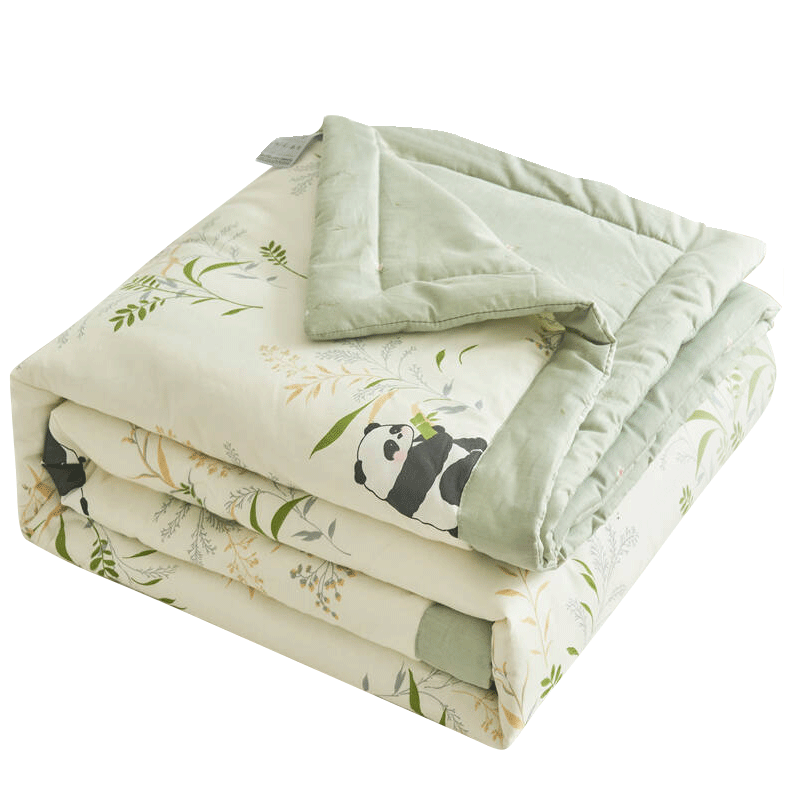 Wuyinliangpin Class A All-Cotton 100% Cotton Quilt, Thin Summer Comforter, Air Conditioning Cool Quilt, 150*200cm