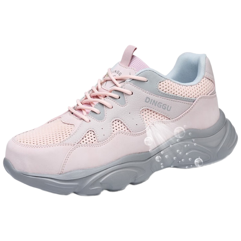 Dinggu Safety Shoes Unisex Work Steel Toe Anti-Smash Anti-Puncture Construction Shoes JD1578heiW45
