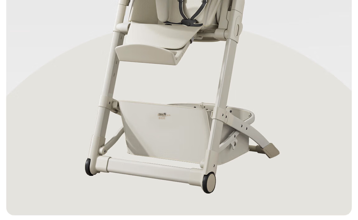 BEIE Baby High Chair Toddler Dining Chair Children's Growth Chair Infant Rocking Chair Royal Classic Without Basket 15
