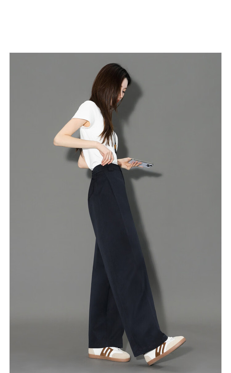 Demana [Cloud Oxygen Cotton Series] Spring Curved Blade Business Commuter Loose Slimming Casual Pants for Women Premium Feel 4