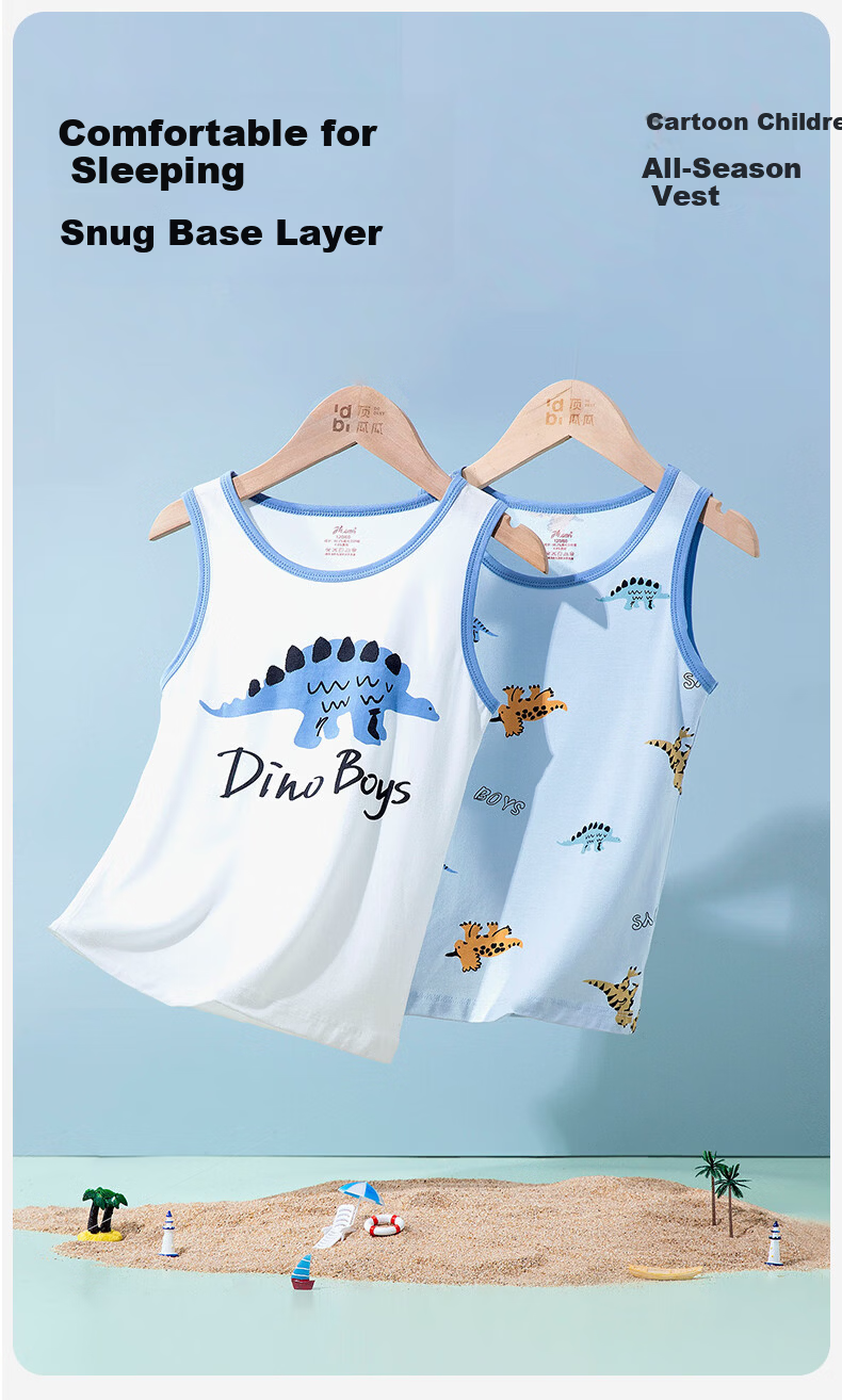 Dingguagua Children's Cotton Tank Top for Girls, Lightweight Breathable Undershirt for Spring And Summer, White + Pink, Size 160 1