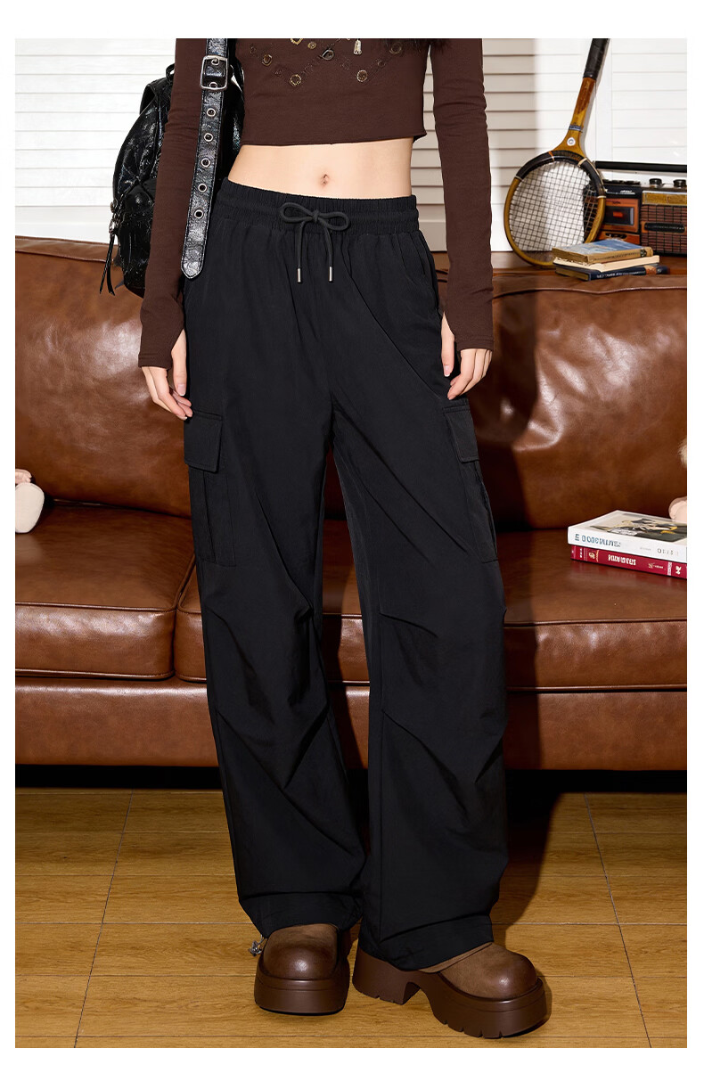 TonLion Women's Summer Workwear Pants New Cool-Touch Straight-Leg Jogger Convertible Elastic Slim Fit Sports Trousers 19